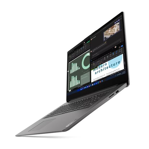 Ноутбук Lenovo V17-G4 17.3' FHD IPS AG, Intel і3-1315U, 16GB, F512GB, UMA, DOS, сірий (83A2001SRA) | Зображення 1