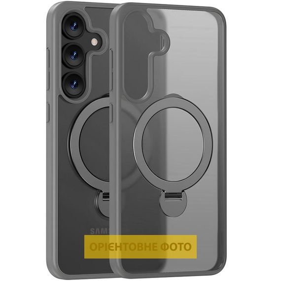 Чохол Ummi Colorful with Magnetic Fit HQ Ring для Samsung Galaxy S25 Edge Grey