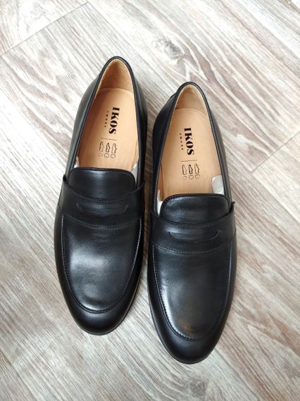 Практичні чорні лофери Ikos 44 розмір 29 см | Зображення 3