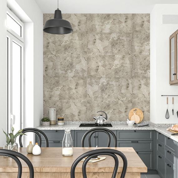 Самоклеюча вінілова плитка 600х300х1,5мм Мармур онікс, ціна за 1 шт. (СВП-100) Глянець SW-00000643 | Зображення 5