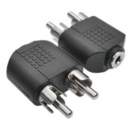 спліттер Jack 3.5 (мама) / 2 RCA (тато), Техпакет, Q300