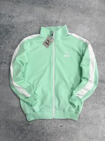 Кофта Puma м'ята лампас