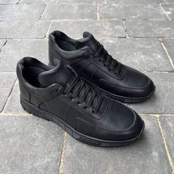 Кожаные черные кеды Luciano Bellini 43 размер | Зображення 8