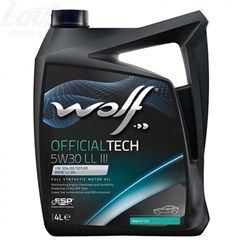 Моторна олива WOLF OFFICIALTECH C3 LL III 5W-30 4л.