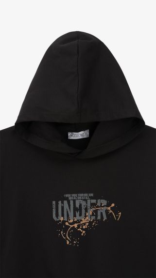 Худі з принтом для хлопчика Dinomin M-310 128 см Чорний shop (2000999486791) | Зображення 1