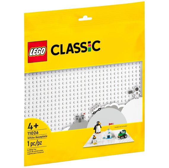 Конструктор LEGO  Classic Базова пластина білого кольору 11026 (11026)