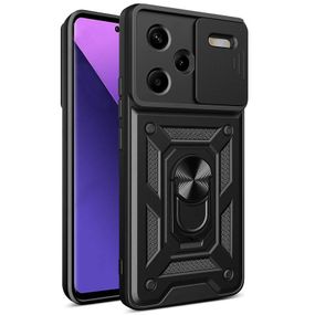 Чехол Ummi Camshield Serge Ring для Xiaomi Redmi Note 13 Pro+ Черный
