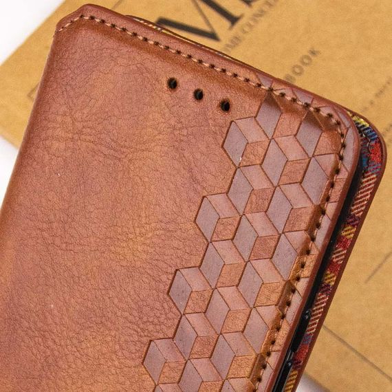 Кожаный чехол книжка GETMAN Cubic (PU) для Xiaomi Redmi Note 13 5G | Зображення 3