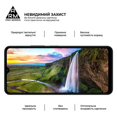 Стекло защитное Armorstandart Pro Xiaomi Redmi A3 Black (ARM74453) | Зображення 3