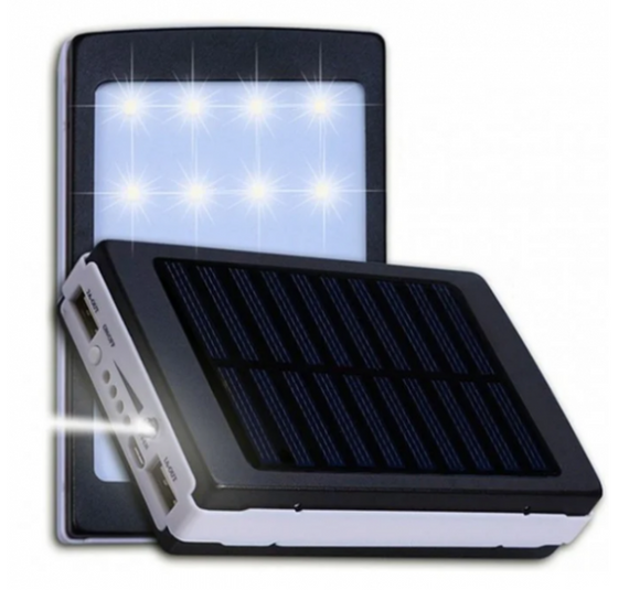 Мобильная Зарядка POWER BANK Metal+LED Solar 90000mah | Зображення 1
