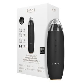 Микродермабразийное устройство для удаления черных точек GESKE MicroDermabrasion Blackhead Remover 7в1 starlight, Серый