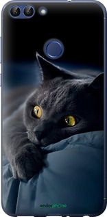 Чохол на Huawei P Smart Димчастий кіт "825u-1346-2448"