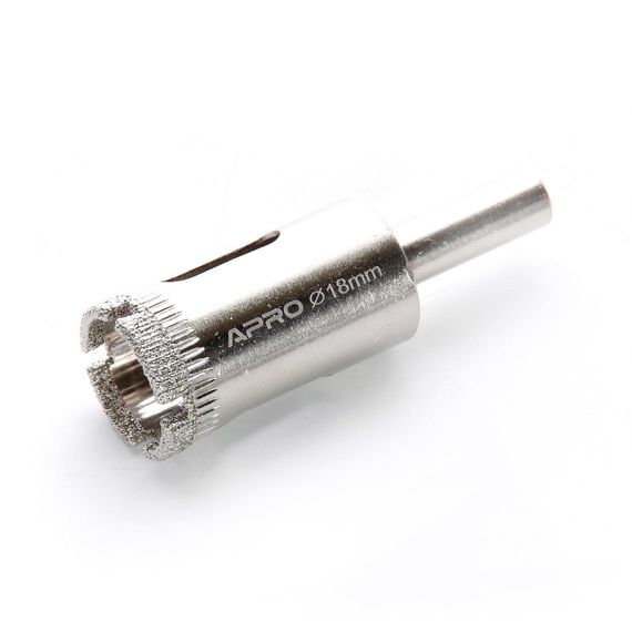 Свердло трубчасте з алмазним напиленням 18 мм APRO 8303191