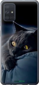Чохол на Samsung Galaxy A71 2020 A715F Димчастий кіт "825t-1826-2448"