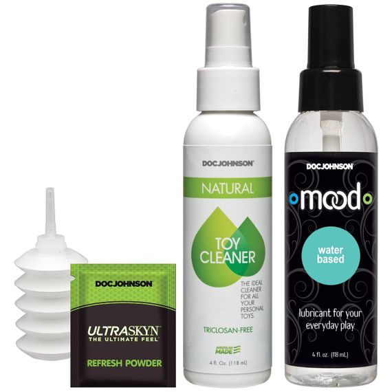 Набір для страпону Doc Johnson Vac-U-Lock Dual Density Extreme Set (м'ята упаковка) sexstyle | Зображення 4