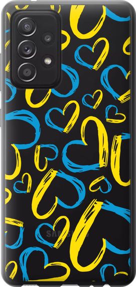 Чехол на Samsung Galaxy A52s 5G A528B Сердца UA "5292u-2583-17620"