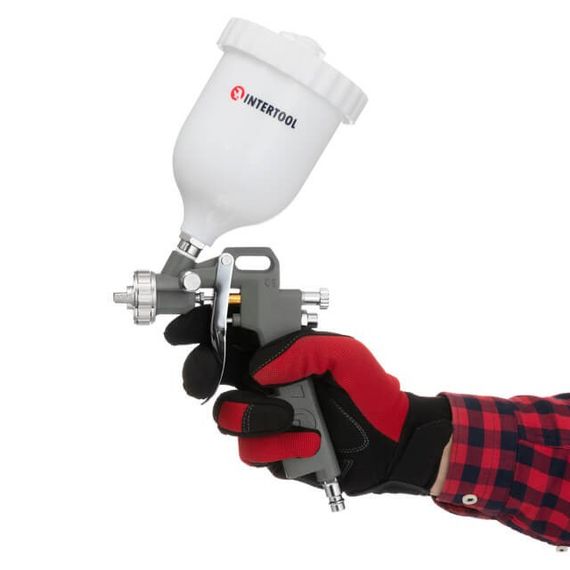 Фарбопульт пневматичний HP, форсунка 1,5 мм INTERTOOL PT-0204 | Зображення 5