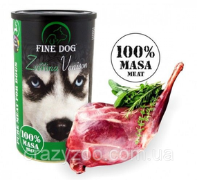 Влажный корм для собак Fine Dog Game с дичью 1.2 кг 344