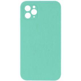 Чохол Silicone Case Square Full Camera Protective (AA) NOLOGO для Apple iPhone 11 Pro (5.8") Бірюзовий / Turquoise