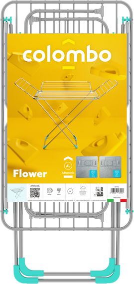 Сушарка для білизни підлогова Colombo Flower, Якісна підлогова сушарка для одягу, Сушарки коломбо для дому | Зображення 2