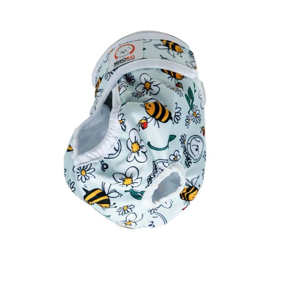 Багаторазовий підгузник для собак-самок Misoko&Co, малюнок бджоли, розмір S | Зображення 2