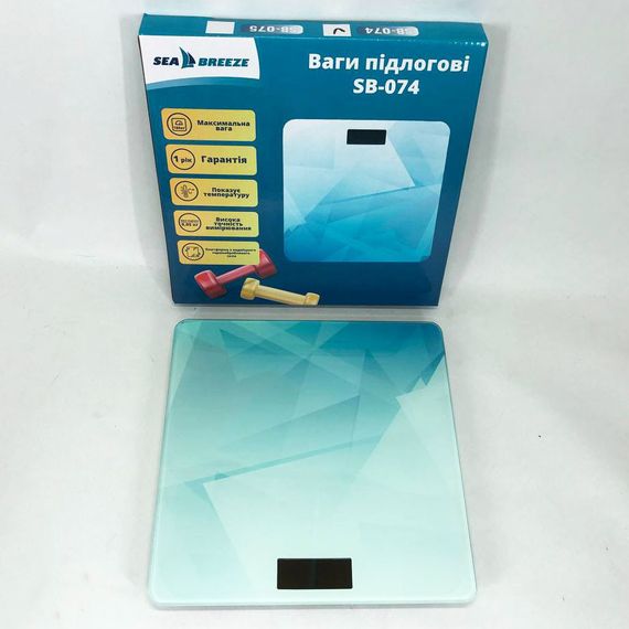 Ваги для зважування людей SeaBreeze, Ваги підлогові для людини для тіла фітнесу SO-83 | Зображення 4