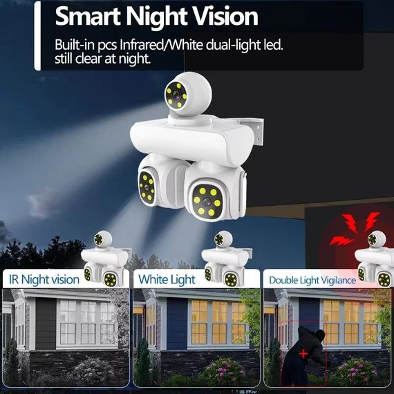 Вулична 15 MP IP WiFi камера 3 в 1 A100K  ICAM365 | Зображення 2