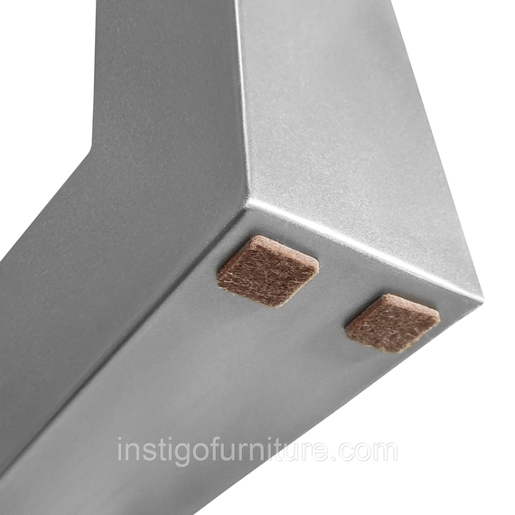 Комплект опор для столу з металу 500×100mm, H=730mm (профільна труба: 40x40mm) Сірий | Зображення 3