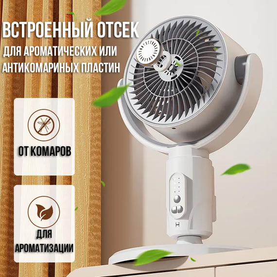 Напольный вентилятор LY-960 с 5 режимами, таймером и регулировкой высоты Midsummer | Зображення 3