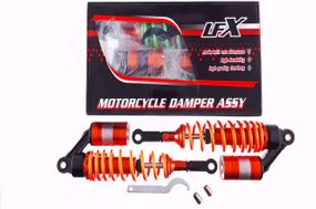 Амортизаторы (пара)   Delta   340mm, газомасляные   (оранжевые)   KOMATCU   (mod.A)