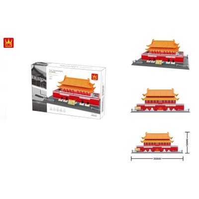 Конструктор Wange Врата небесного покоя - Башня Тяньаньм (WNG-Tiananmen-Tower) | Зображення 1