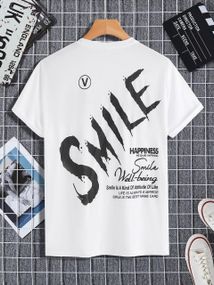 Футболка чоловіча з принтом повсякденна L Білий