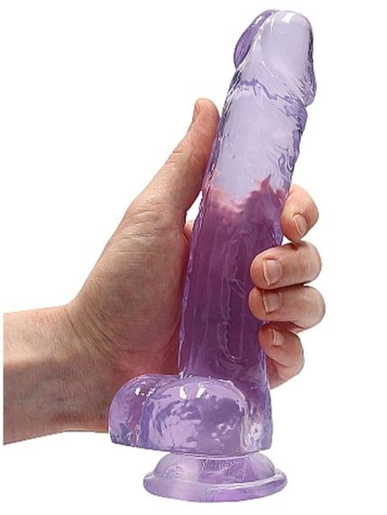 Фалоімітатор - Realrock Dildo 8" Purple Sex Aura | Зображення 5