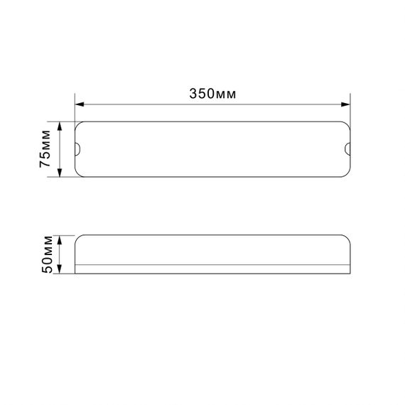 LED світильник лінійний IP65 TITANUM 20W 6500K | Зображення 2