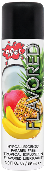 Їстівний Лубрикант Wet Flavored Tropical Fruit Explosion (смак Тропік) 89 мл