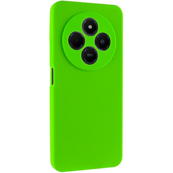 Чехол Silicone Cover Lakshmi Full Camera (AA) для Xiaomi Redmi 14C / Poco C75 Салатовый / Neon Green