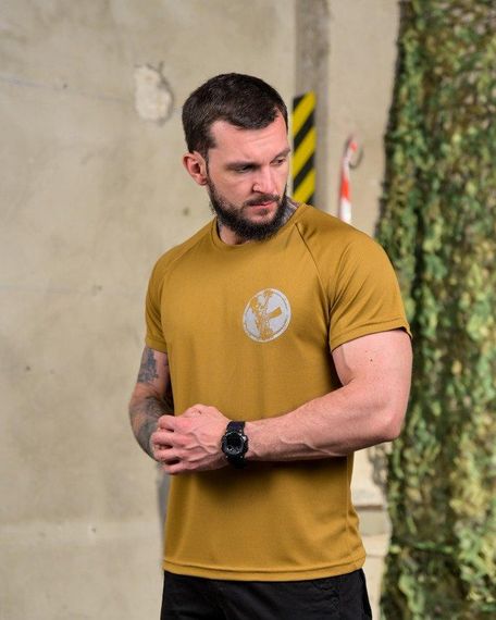 Тактична потоотводна футболка Sunset кайот ПП7685 | Зображення 2