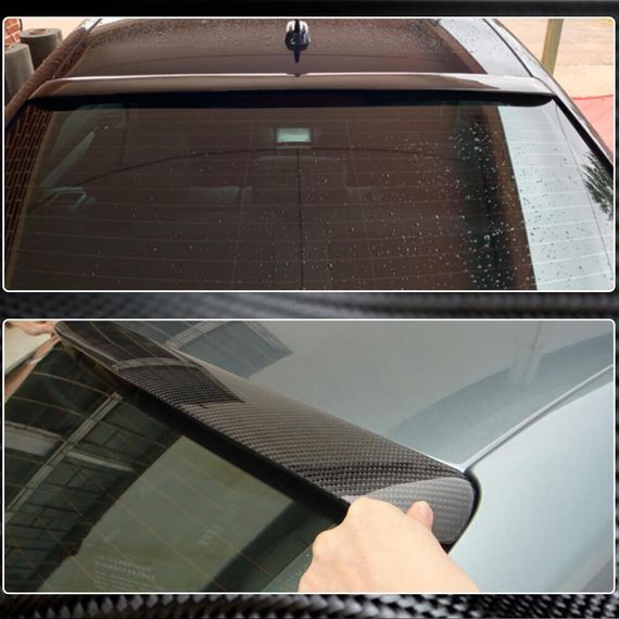 Задний спойлер (для S-Line 2007-2011, Карбон) для Ауди A4 B8 | Зображення 2