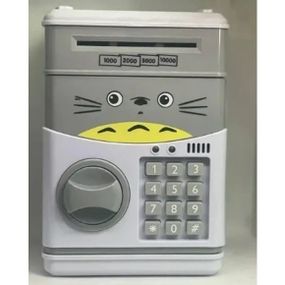 Дитяча скарбничка-сейф UKC електронна Minion з кодовим замком та купюроприймачем Банкомат для грошей Котик OX-44