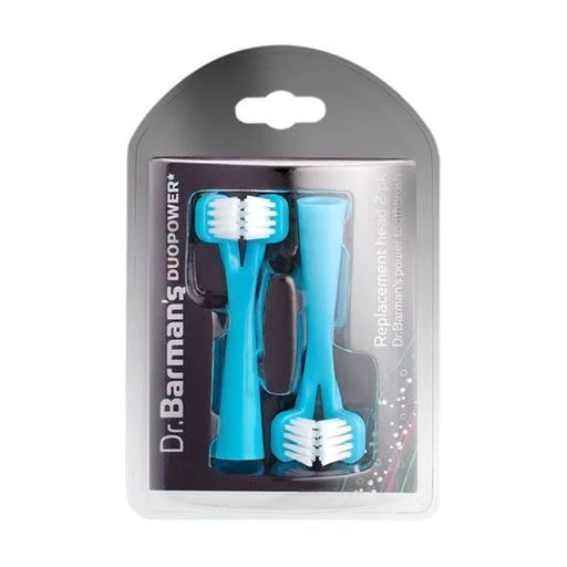 Змінні насадки Dr. Barman`s Duopower Replacement Heads для щітки Duopower Sonic, блакитна