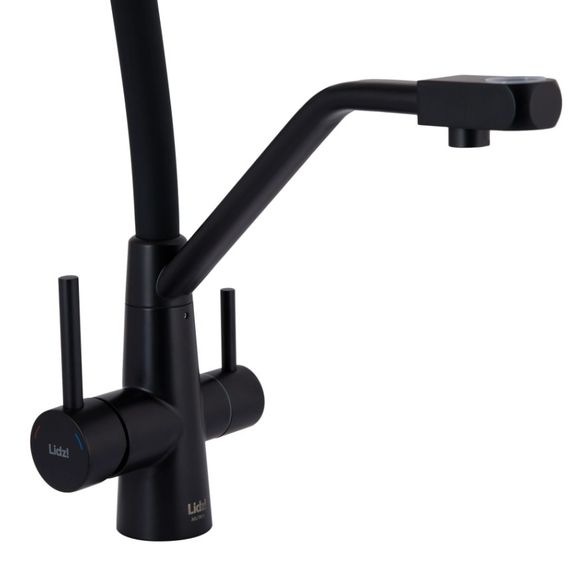 Змішувач для кухні Lidz Aria 020F3 з гнучким виливом з підключенням для питної води LDARI020F3BLA39212 | Зображення 5