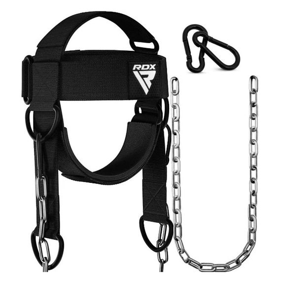 Тяга для шиї RDX H2 Neck Harness Black Plus (WAN-H2B+)