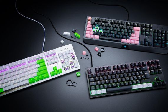 Набор кейкапов для клавиатуры Razer PBT Keycap Upgrade Set Classic Black (RC21-01490100-R3M1) | Зображення 3