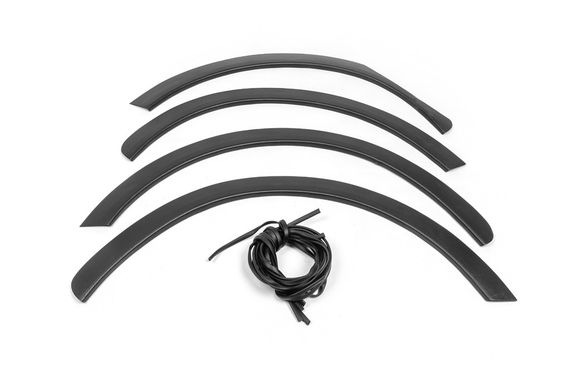 Накладки на арки (4 шт, черные) Металл для Renault Kangoo 1998-2008 гг | Зображення 3