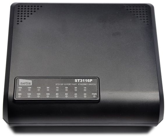Комутатор Netis ST3116P 16 Ports 10/100Mbps Fast Ethernet Switch | Зображення 2