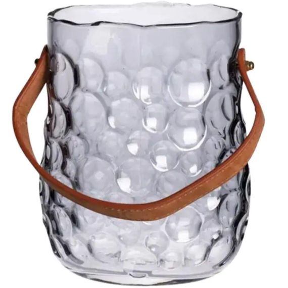 Ваза сумочка з ручкою 13×9.5×18 см декоративна Сірий HP-19-153-5 | Зображення 2