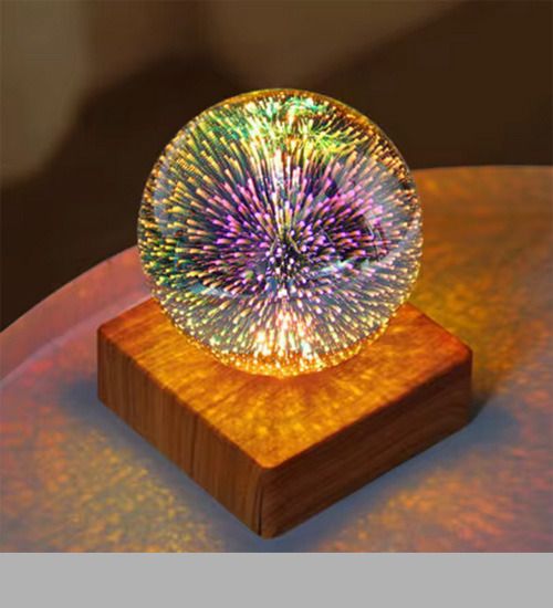 Ночник 3D Хрустальний шар MYT10257 RGB+Warm Light (47076-MYT10257_277) | Зображення 1