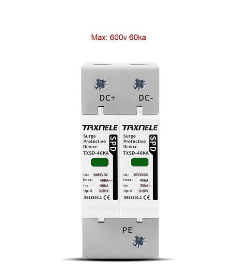 ЗІП DC до 60ka 600V Taxnele пристрій захисту від імпульсних перенапруг | Зображення 1