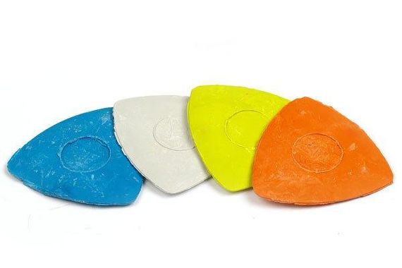 Мел портновский Tailors цветной 10шт в упаковке (треугольный) FLOWER BUTTERFLY (5843)