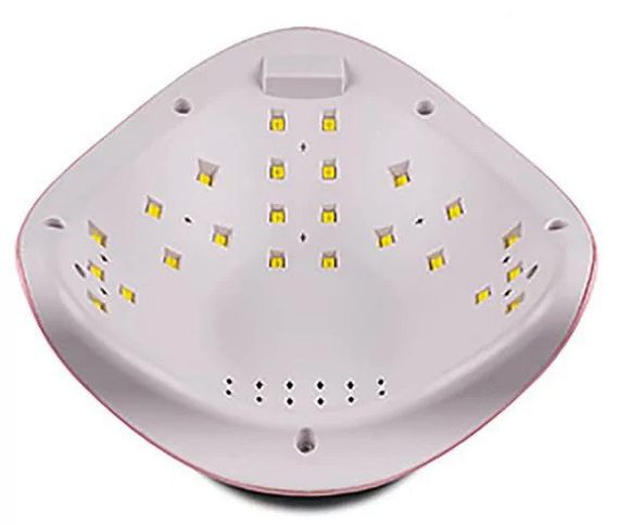 LED/UV лампа для манікюру та педикюру Sun-5 48 Вт із сенсором для сушіння гель лаку Рожева | Зображення 5